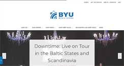 Desktop Screenshot of byumusicstore.com